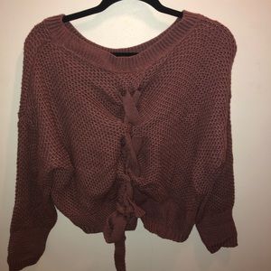 Express Tie Back Sweater